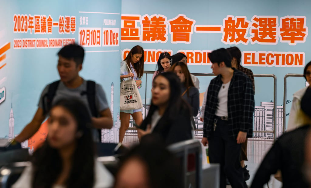 Nominations opened on October 17 and the period between that day and December 10 is defined as the “election period”. Photo: Dickson Lee