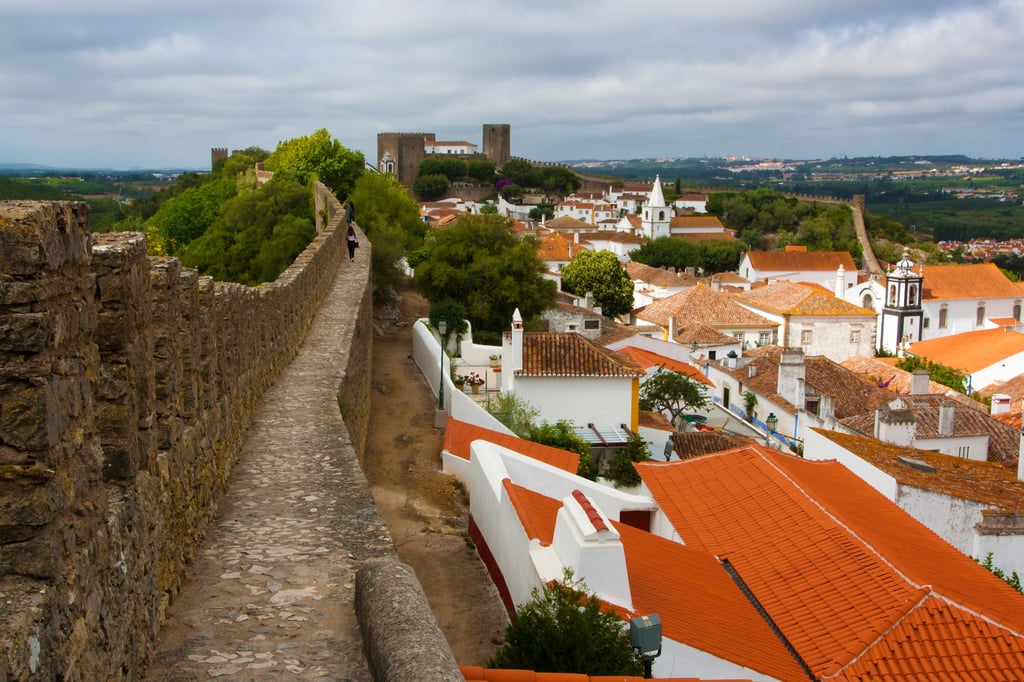 The walled city of Óbidos in Portugal. Photo: Shutterstock The walled city of Óbidos in Portugal. Photo: Shutterstock