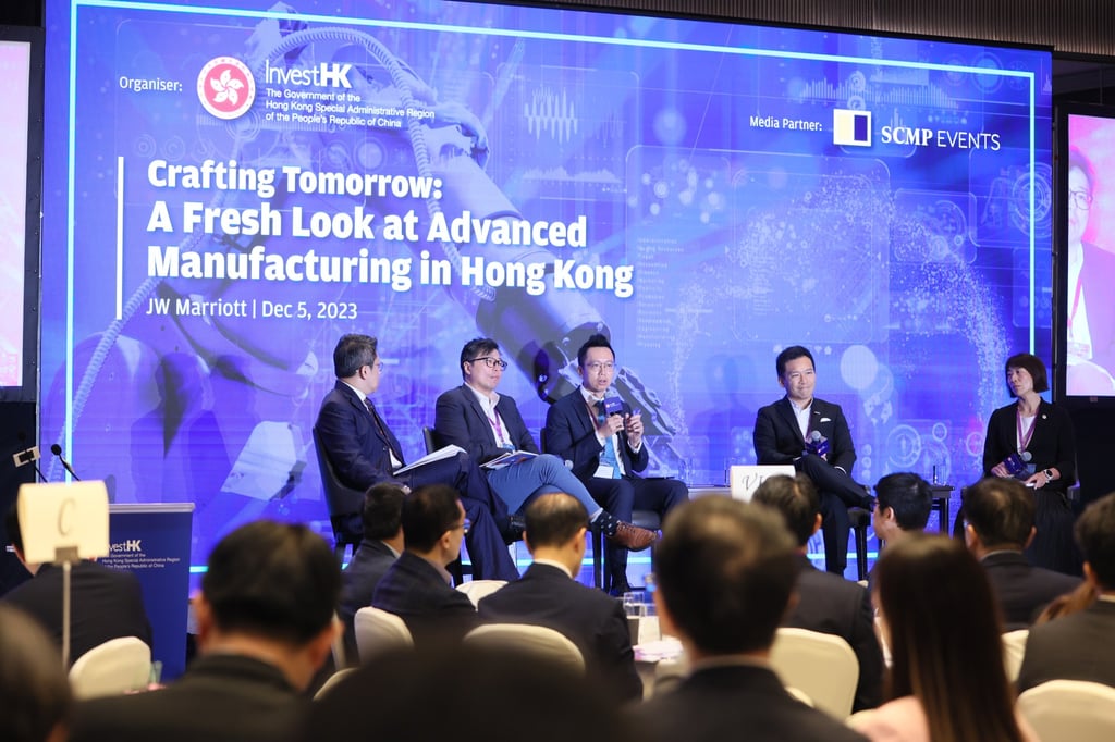 A panel discussion at Tuesday’s event. Photo: Handout