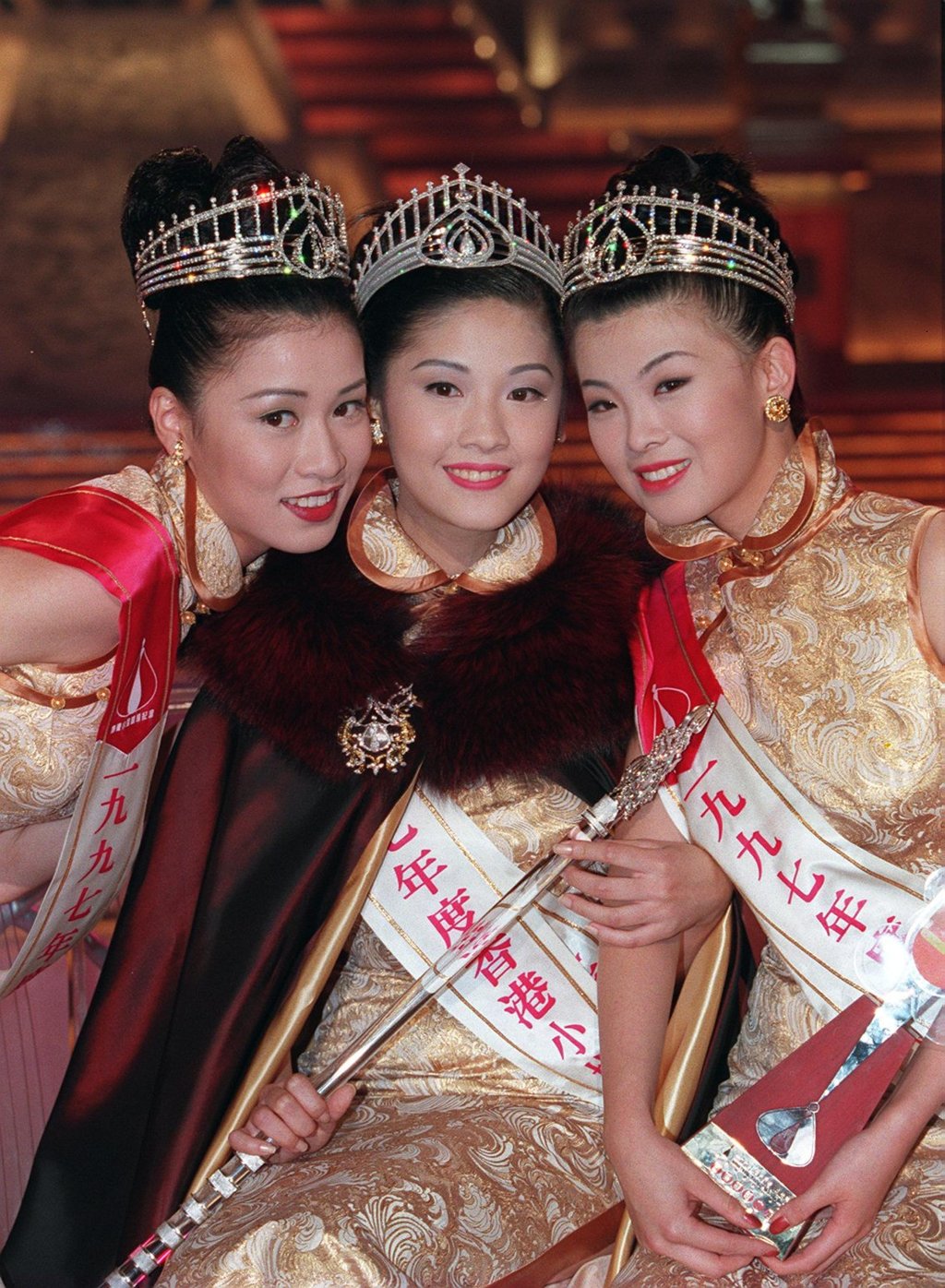 Charmaine Sheh (left), was second runner-up at the 1997 Miss Hong Kong Pageant, when she was 22. Photo: SCMP