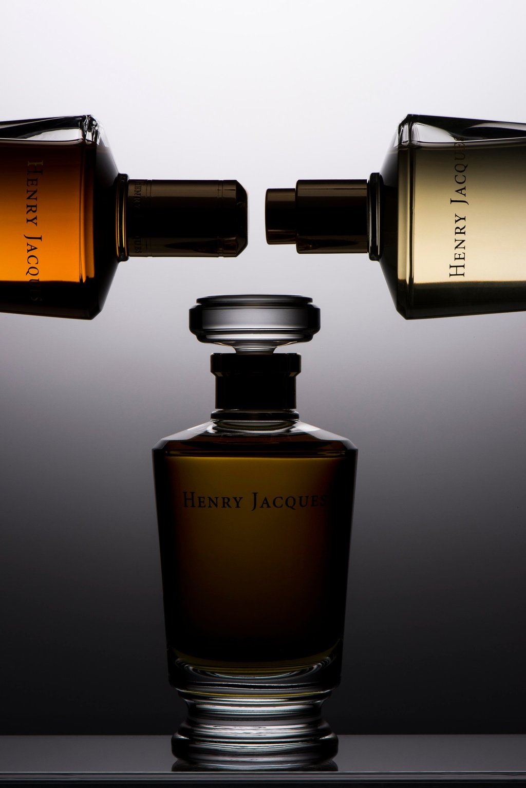 HJ Voyage’s bespoke cases are designed to house Henry Jacques’ iconic perfumes in flacons