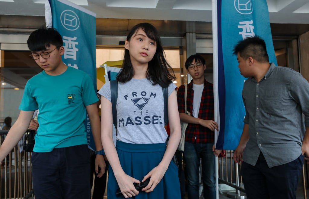 Agnes Chow at the High Court in 2019. The activist recently announced her intention to stay in Canada instead of returning to report to police in Hong Kong. Photo: Dickson Lee Agnes Chow at the High Court in 2019. The activist recently announced her intention to stay in Canada instead of returning to report to police in Hong Kong. Photo: Dickson Lee