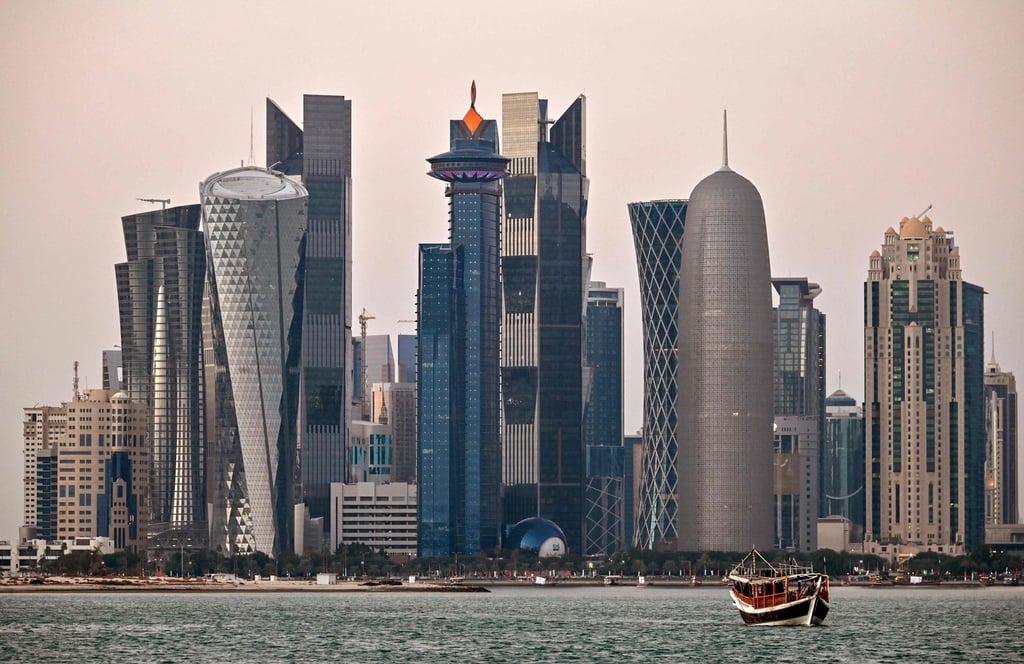 A view of high-rise buildings in the Qatari capital, Doha. Fewer than 400,000 Qataris inhabit the Gulf Arab nation of some 2.7 million. Photo: AFP A view of high-rise buildings in the Qatari capital, Doha. Fewer than 400,000 Qataris inhabit the Gulf Arab nation of some 2.7 million. Photo: AFP
