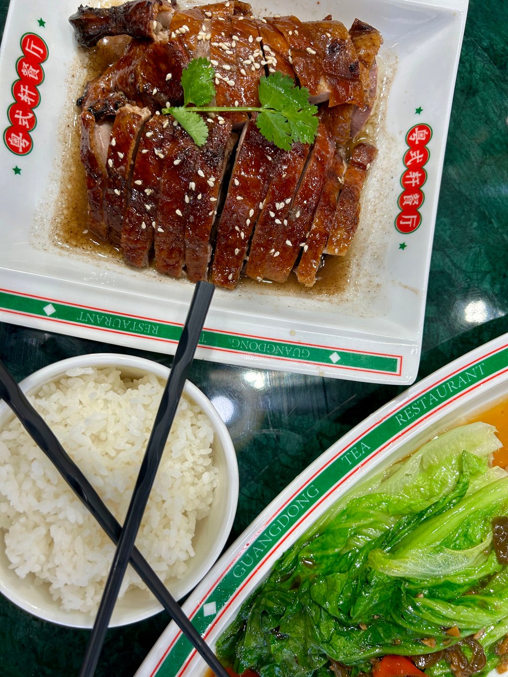 Guangdong or Southern Cantonese-style duck with rice in Chengdu, China. Photo: Ian Neubauer Guangdong or Southern Cantonese-style duck with rice in Chengdu, China. Photo: Ian Neubauer