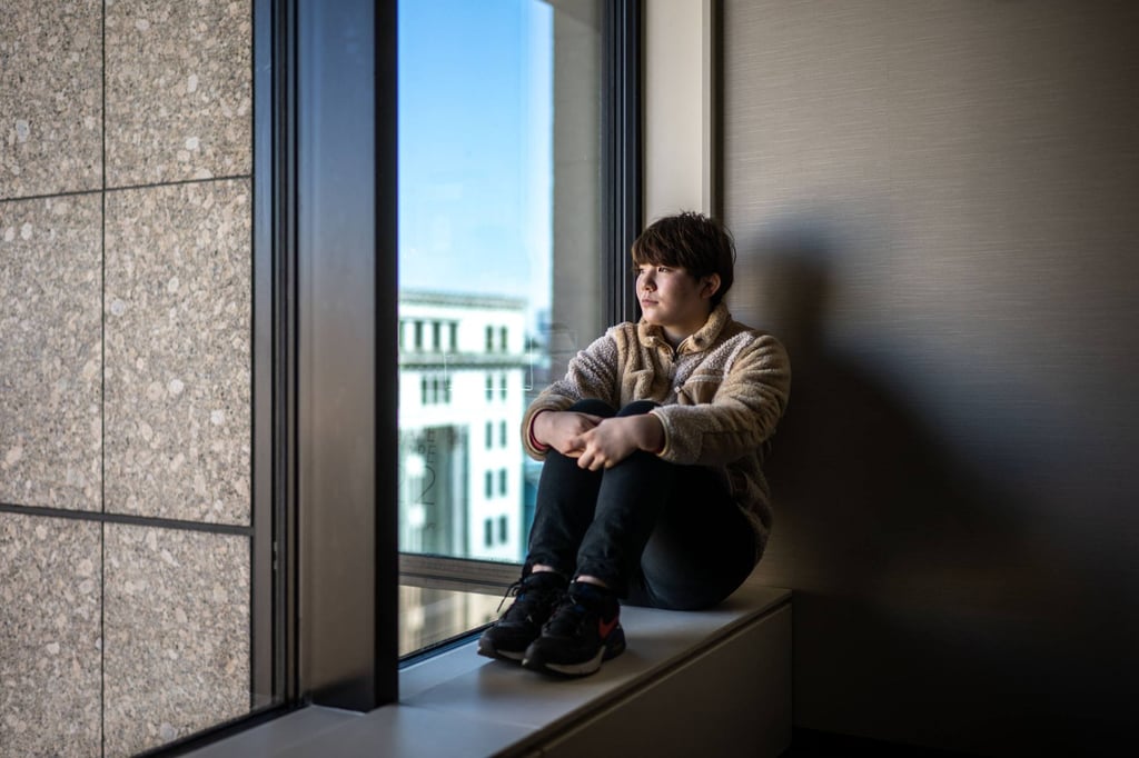 Gonoi poses for a photograph during an interview in February. She described her decision to go public about her case as “desperate rather than brave”. Photo: AFP Gonoi poses for a photograph during an interview in February. She described her decision to go public about her case as “desperate rather than brave”. Photo: AFP