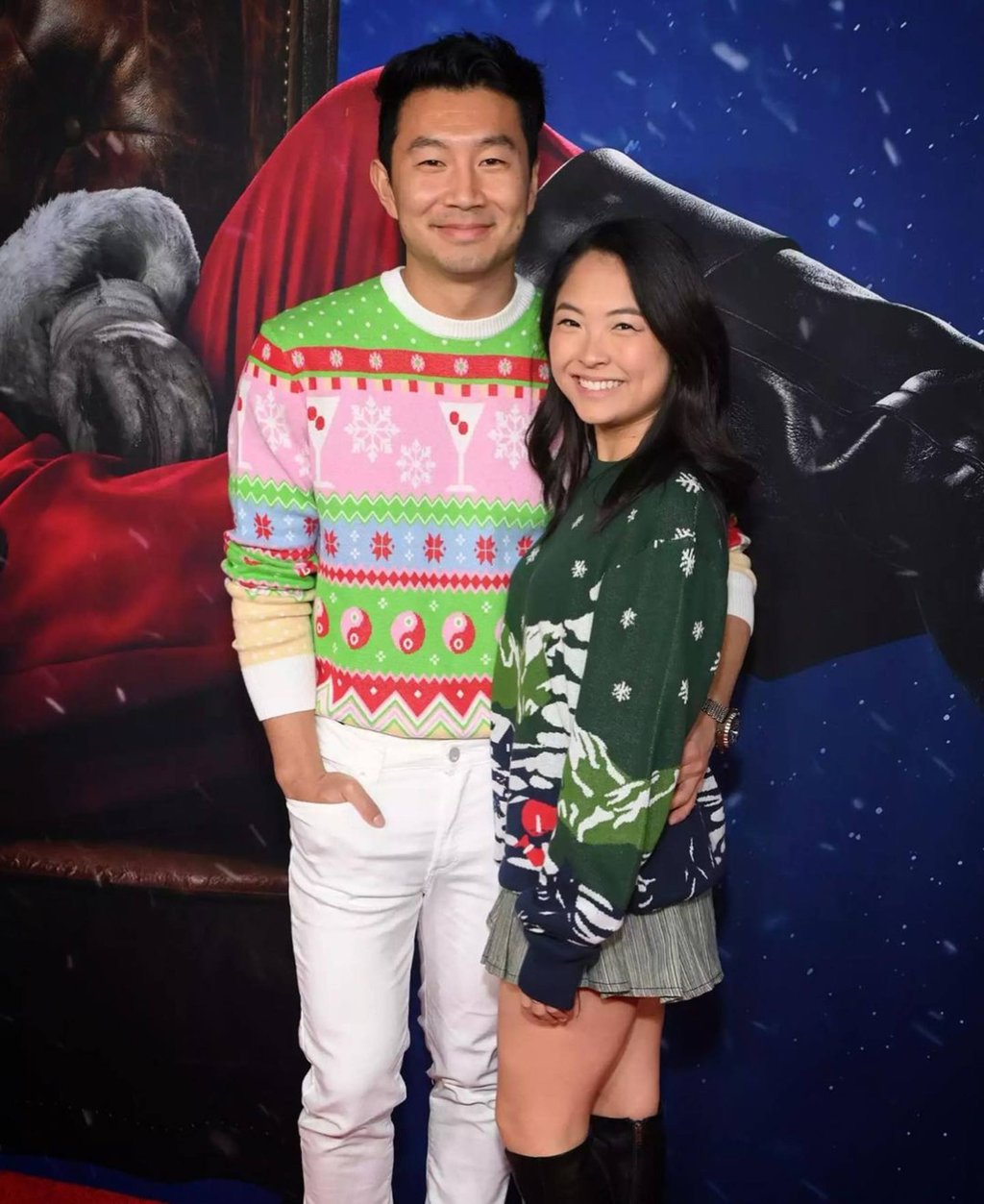 Celebrity ugly christmas sweater hotsell