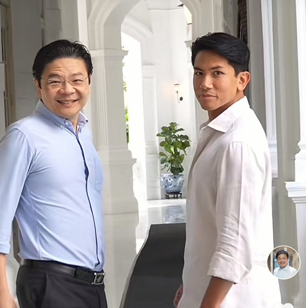 Singapore’s Deputy Prime Minister Lawrence Wong appears with Brunei’s Prince Abdul Mateen in a TikTok video. Photo: TikTok/Lawrence Wong