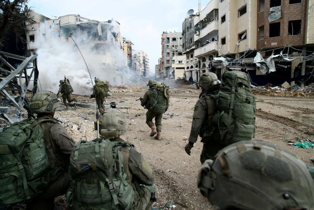 Israeli soldiers operating in the Gaza Strip, in this picture released on December 18. Photo: Israel Defence Forces via Reuters