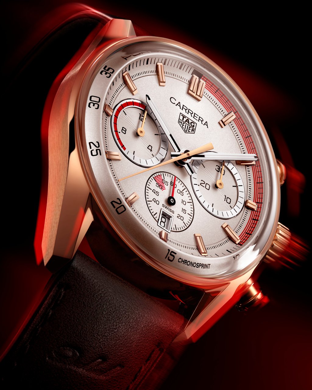 Tag Heuer Carrera Chronosprint x Porsche. Photo: Handout Tag Heuer Carrera Chronosprint x Porsche. Photo: Handout
