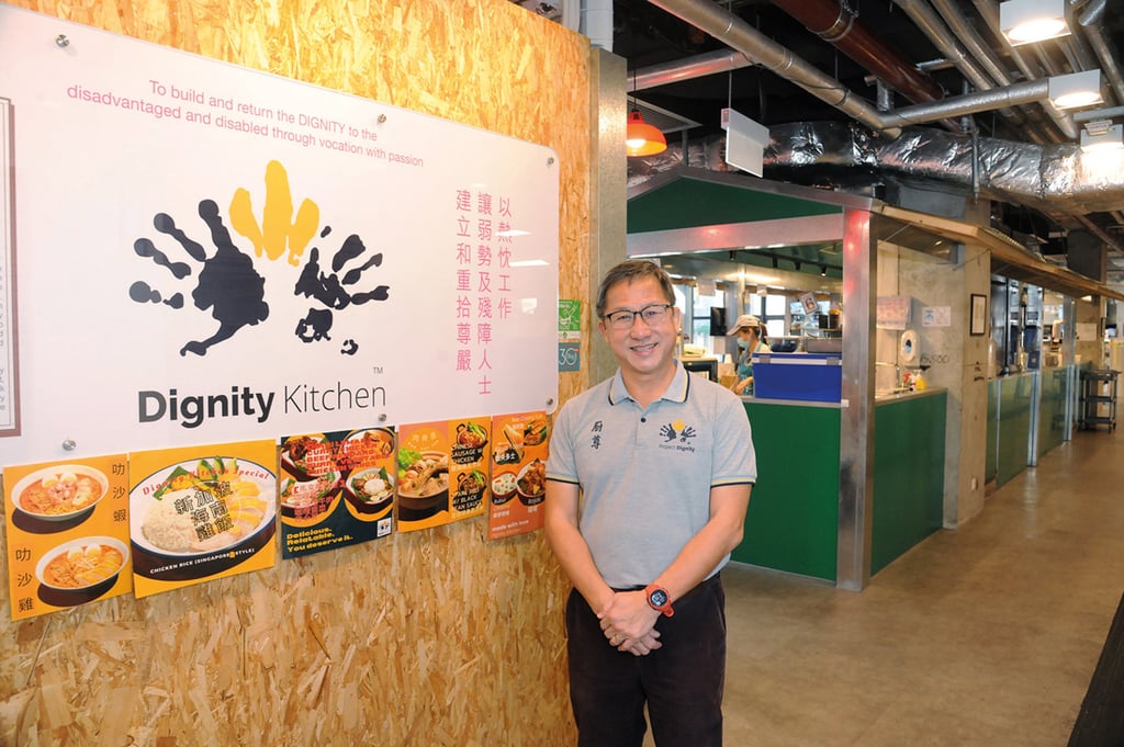 Koh Seng Choon, founder of Dignity Kitchen, says Hong Kong customers ‘should not come because it is a charity, but because the food is good’.