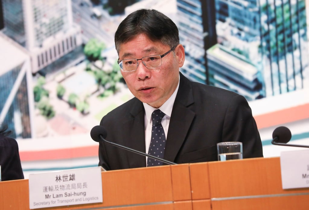 Secretary for Transport and Logistics Lam Sai-hung told Legco the taxi industry had “much room for improvement”, with several thousand complaints regarding taxis received between 2020 and 2022. Photo: Sun Yeung