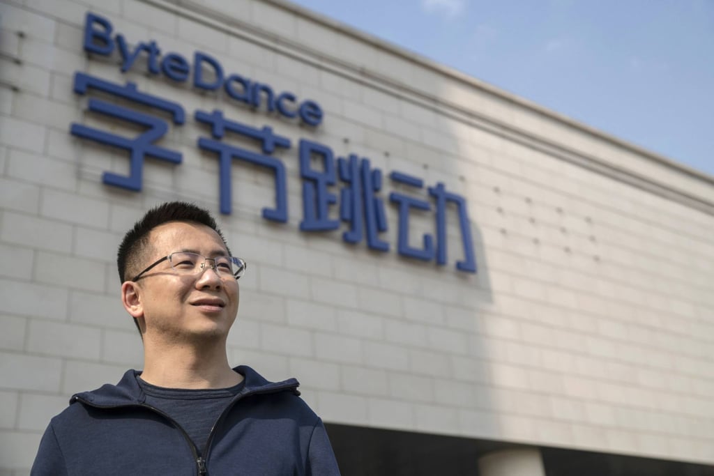 Zhang Yiming, chief executive officer and founder of ByteDance. Photo: Bloomberg Zhang Yiming, chief executive officer and founder of ByteDance. Photo: Bloomberg