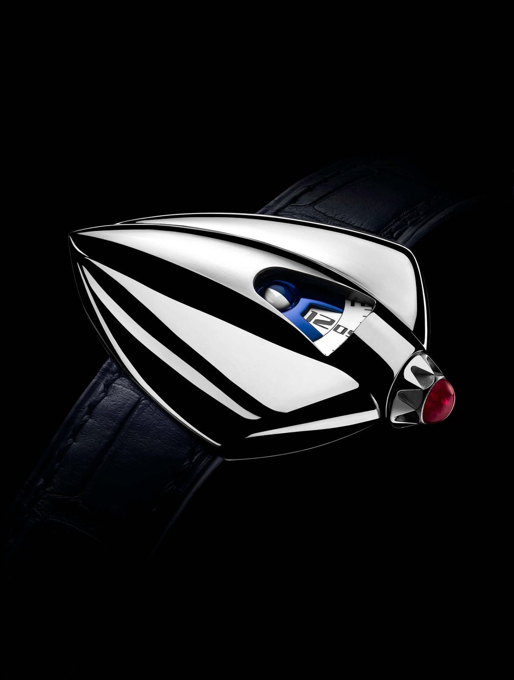 The delta-shaped Dream Watch 5 is one of De Bethune’s most recognisable watches. Photo: De Bethune The delta-shaped Dream Watch 5 is one of De Bethune’s most recognisable watches. Photo: De Bethune