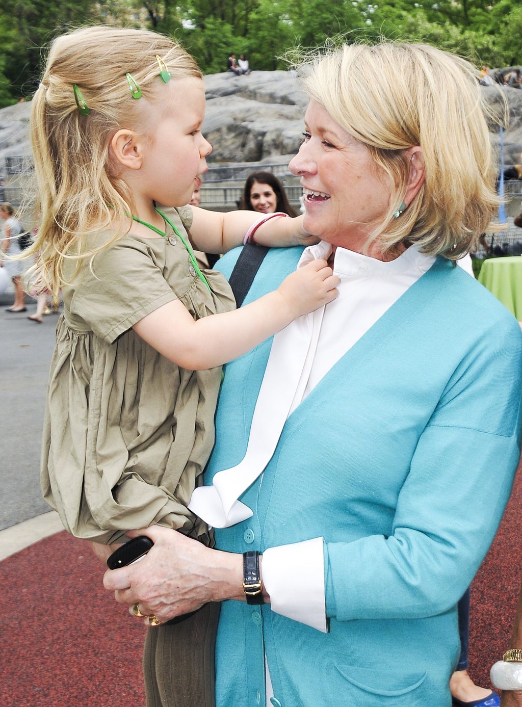 Martha Stewart and a much younger Jude Stewart being photographed together in 2014. Photo: WireImage Martha Stewart and a much younger Jude Stewart being photographed together in 2014. Photo: WireImage