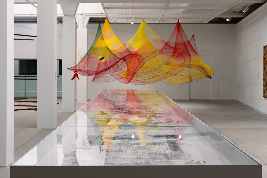 “A Cobra Grande” (2019), by Carolina Caycedo, at “Green Snake: Women-centred Ecologies”. Photo: Courtesy of Tai Kwun Contemporary