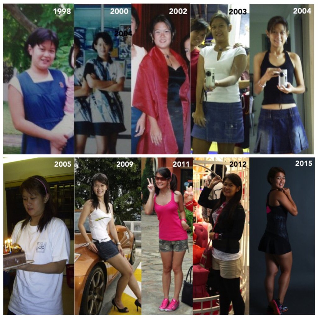 A collage of photos of Tay from 1998 to 2015. Photo: Cheryl Tay A collage of photos of Tay from 1998 to 2015. Photo: Cheryl Tay