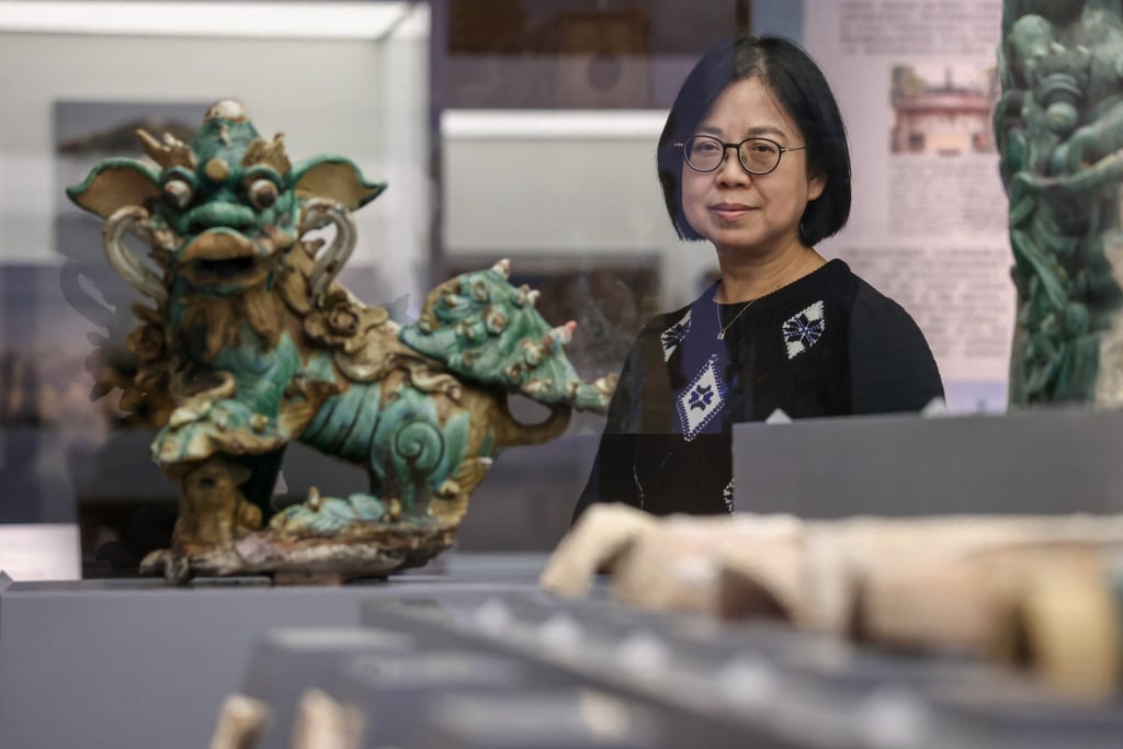 Curator Susanna Siu says the show highlights the shared properties of artefacts in Guangdong, Hong Kong and Macau. Photo: May Tse Curator Susanna Siu says the show highlights the shared properties of artefacts in Guangdong, Hong Kong and Macau. Photo: May Tse