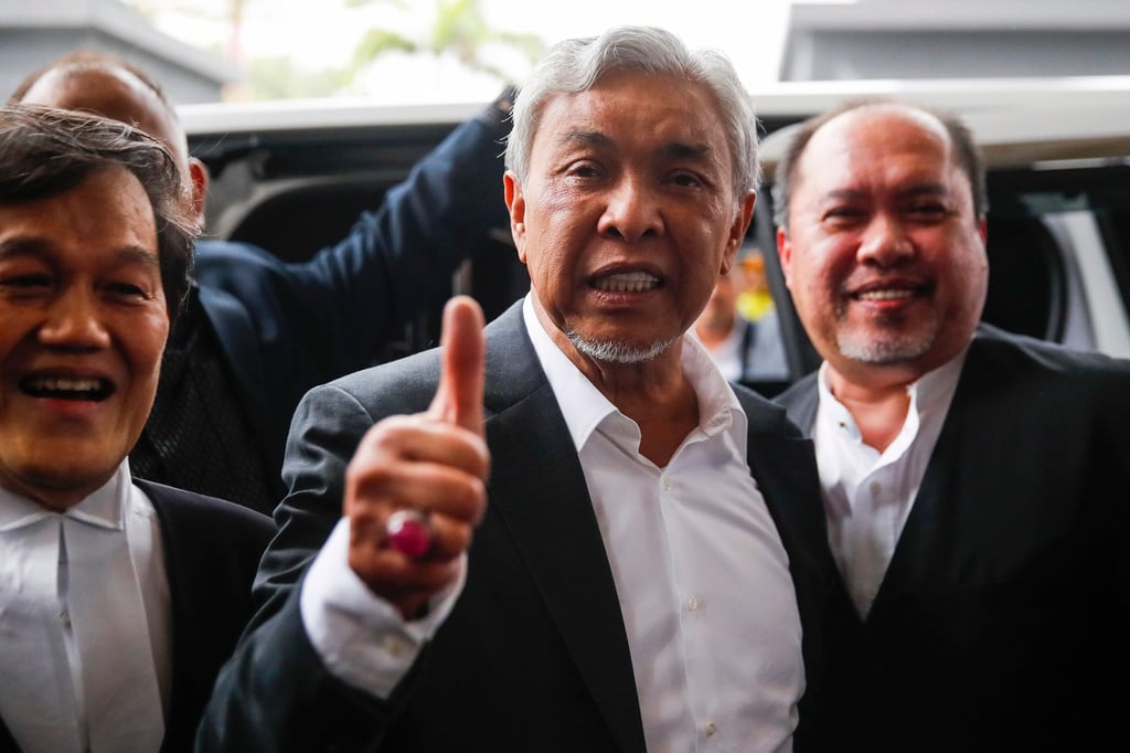 Malaysia’s Deputy Prime Minister Ahmad Zahid Hamidi says the government has intelligence reports on an alleged meeting in Dubai. Photo: EPA-EFE