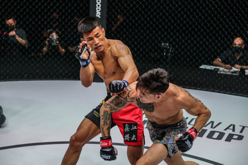 Thanh Le punches Tang Kai at ONE 160, the pair will fight again in Qatar at ONE 166. Photo: One Championship