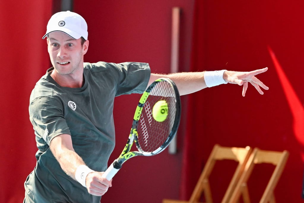 Botic van de Zandschulp had a match point to beat Shang Juncheng during their second-round clash. Photo: AFP Botic van de Zandschulp had a match point to beat Shang Juncheng during their second-round clash. Photo: AFP