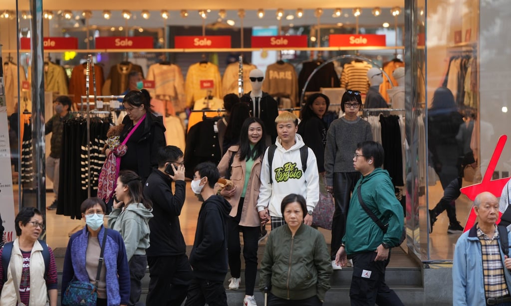 Across the first 11 months of last year, retail sales increased by 17.1 per cent compared with the same period in 2022. Photo: Sam Tsang
