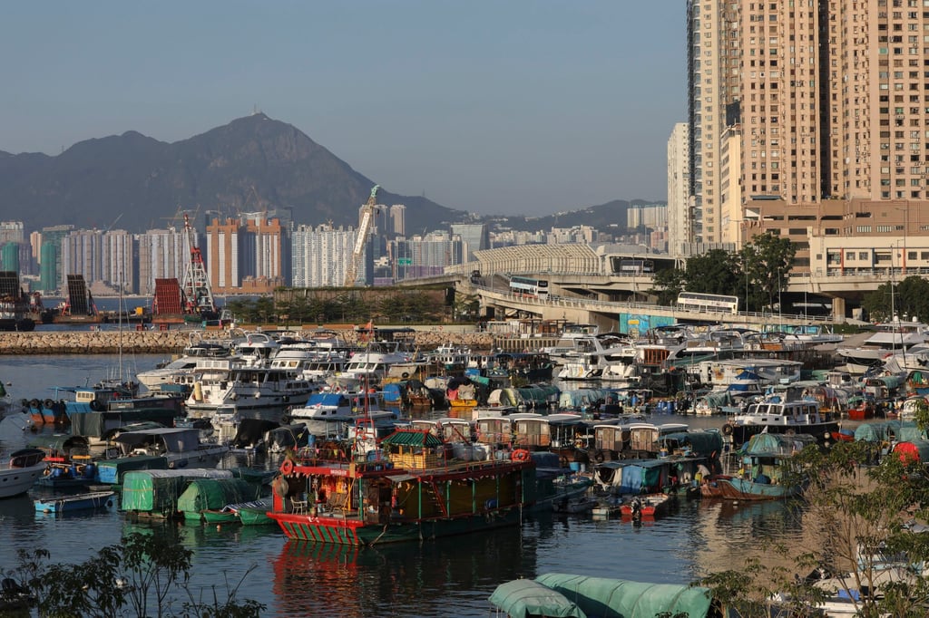 The floating Tin Hau temple (centre, foreground) in the Causeway Bay Typhoon Shelter against the backdrop of Kowloon (rear) and Tin Hau (right) on the north shore of Hong Kong Island. Photo: Antony Dickson The floating Tin Hau temple (centre, foreground) in the Causeway Bay Typhoon Shelter against the backdrop of Kowloon (rear) and Tin Hau (right) on the north shore of Hong Kong Island. Photo: Antony Dickson