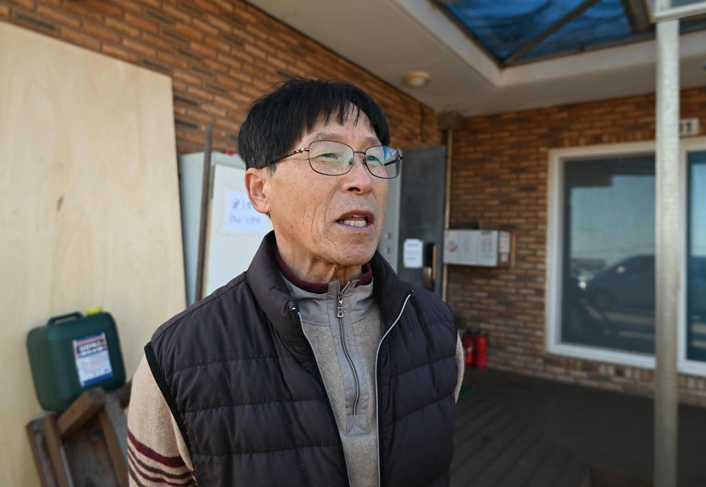 South Korean resident Jung Chang-kuan at a village on Yeonpyeong island, near the “Northern Limit Line” sea boundary with North Korea, on Saturday. Photo: AFP South Korean resident Jung Chang-kuan at a village on Yeonpyeong island, near the “Northern Limit Line” sea boundary with North Korea, on Saturday. Photo: AFP