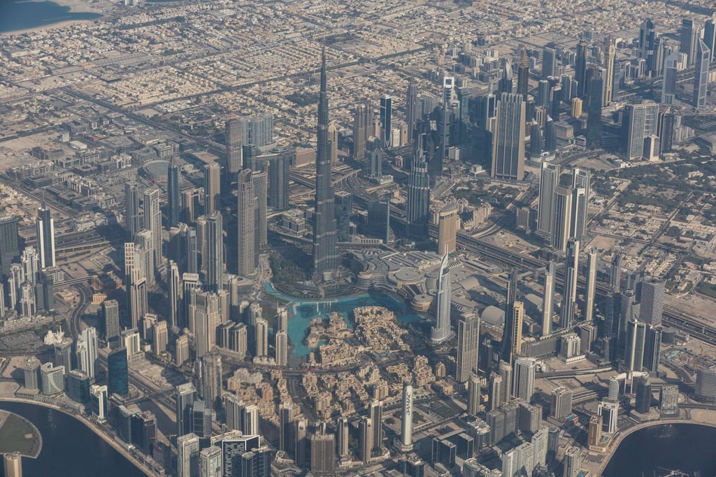 The Burj Khalifa skyscraper (center) among other commercial buildings in Dubai, United Arab Emirates, on Friday, Nov. 18, 2022. Photo: Bloomberg