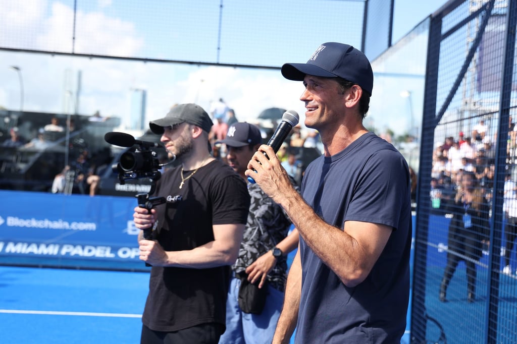 Wayne Boich at the Blockchain.com Miami Padel Open finals in February 2022 in Miami, Florida. Photo: Getty Images