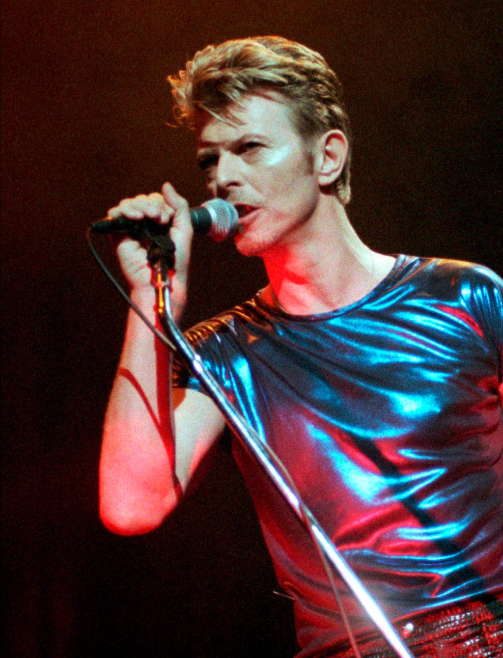 David Bowie in 1995. The British musician died in 2016. Photo: AP