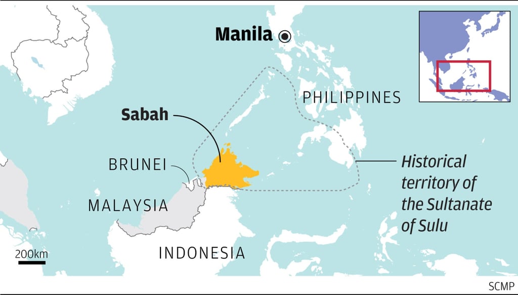 Historical territory of the Sultanate of Sulu. Graphic: SCMP