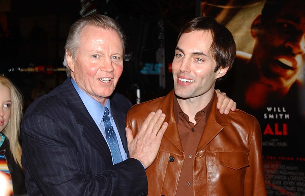 Jon Voight and his son James Haven during Ali’s Hollywood premiere at Grauman’s Chinese Theater in Hollywood, California, United States. Photo: FilmMagic