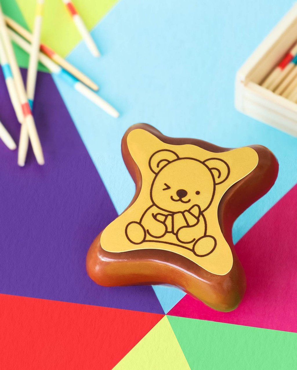 Dang Wen Li’s version of the Koala March biscuit, the Bear Cookie cake, featuring layers of vanilla sable, hazelnut sponge cake, milk chocolate ganache and hazelnut mousse. Photo: Dang Wen Li