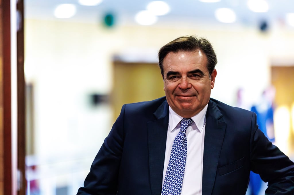 European Commission Vice-President Margaritis Schinas in Brussels, Belgium on Wednesday. Photo: EPA-EFE European Commission Vice-President Margaritis Schinas in Brussels, Belgium on Wednesday. Photo: EPA-EFE