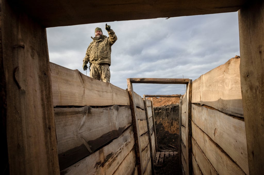 A freshly dug trench near the front lines outside Kupiansk, Ukraine. Photo: Reuters A freshly dug trench near the front lines outside Kupiansk, Ukraine. Photo: Reuters