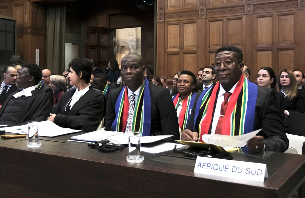 The UN’s top court opened hearings on Thursday into South Africa’s allegation that Israel is committing genocide against Palestinians in Gaza, a claim that Israel strongly denies. Photo: AP The UN’s top court opened hearings on Thursday into South Africa’s allegation that Israel is committing genocide against Palestinians in Gaza, a claim that Israel strongly denies. Photo: AP