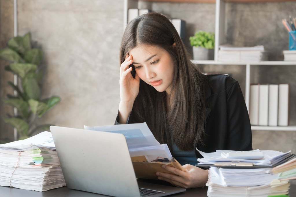 Zou was stressed because she was working from 8am to 11pm every day, with no holidays. Photo: Shutterstock