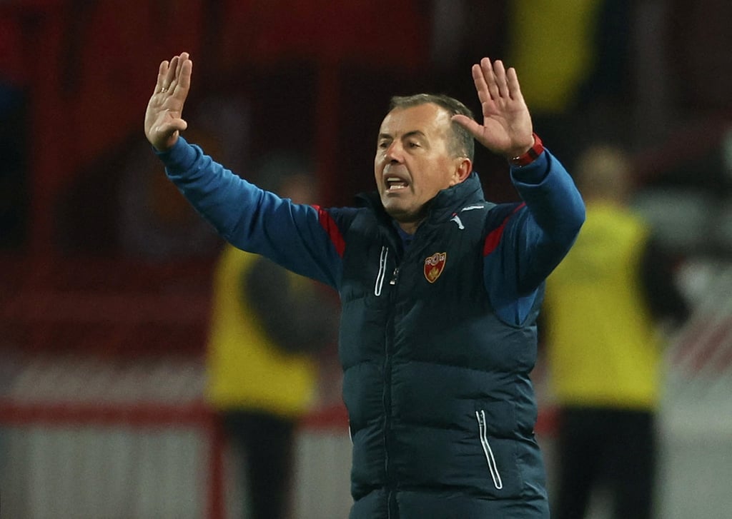 Lebanon head coach Miodrag Radulovic wanted to limit pre-match conversation to football. Photo: Reuters Lebanon head coach Miodrag Radulovic wanted to limit pre-match conversation to football. Photo: Reuters