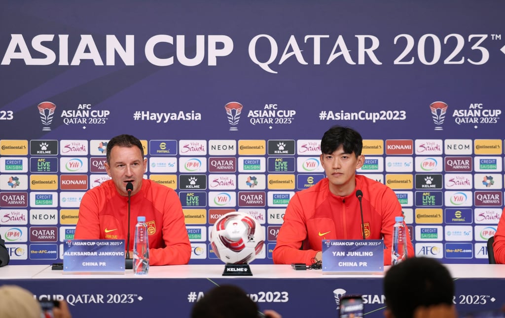 Jankovic and goalkeeper Yan Junling said China had eyes only for their opening opponents in Qatar. Photo: Xinhua