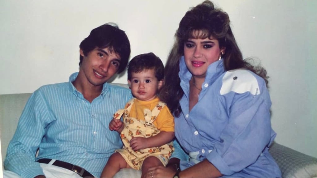 Chaneton with his parents in Bogota, Colombia, in 1988. Photo: Ricardo Chaneton Chaneton with his parents in Bogota, Colombia, in 1988. Photo: Ricardo Chaneton