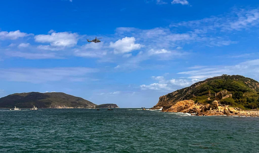 The area where a woman and her brother died when she was swept into the sea by a wave. Another brother involved in the rescue attempt managed to swim to shore. Photo: Facebook@Jack Ho