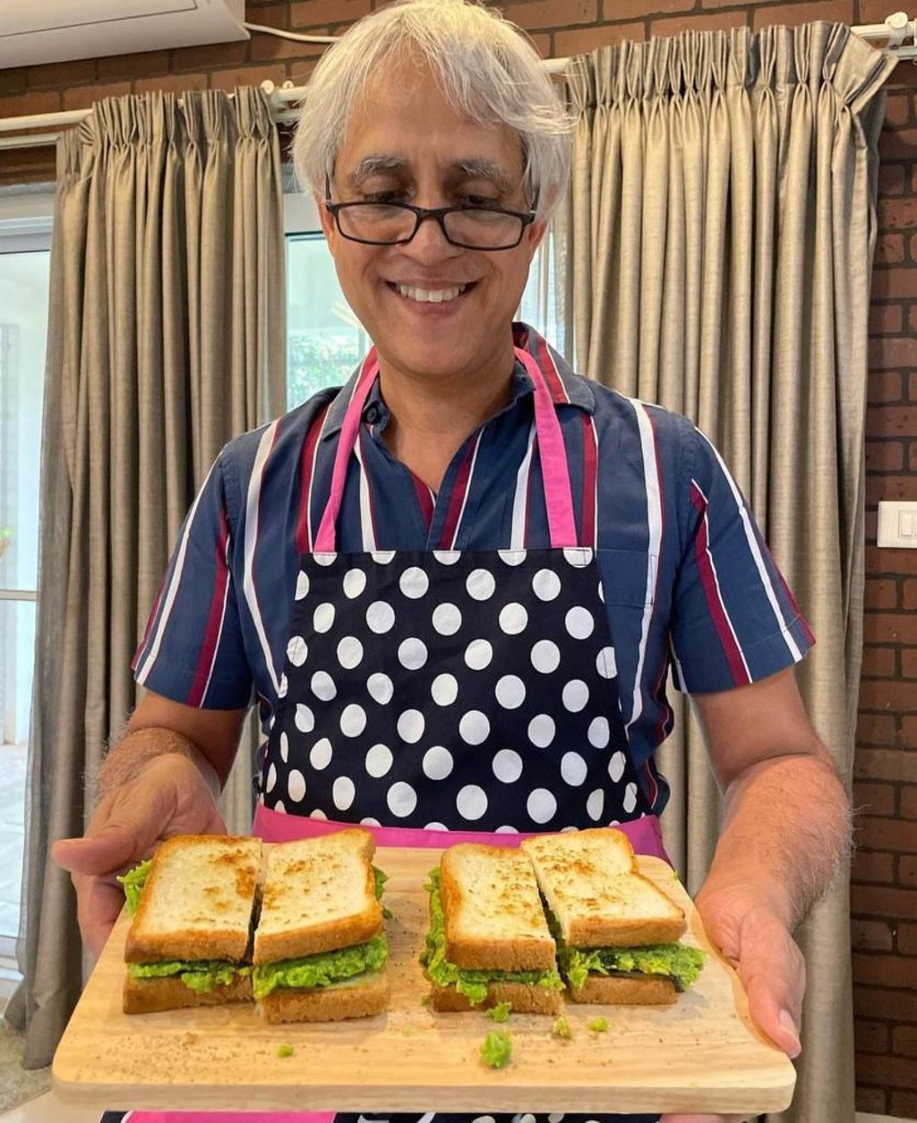 Closepet makes all manner of dishes with an Indian twist, from sandwiches to pasta dishes. Photo: Harish Closepet Closepet makes all manner of dishes with an Indian twist, from sandwiches to pasta dishes. Photo: Harish Closepet