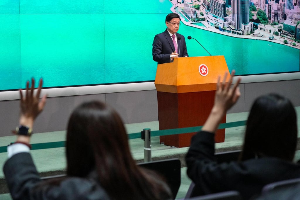 Chief Executive John Lee says large-scale, continuous and repeated efforts are needed to educate residents about the scheme. Photo: Eugene Lee Chief Executive John Lee says large-scale, continuous and repeated efforts are needed to educate residents about the scheme. Photo: Eugene Lee
