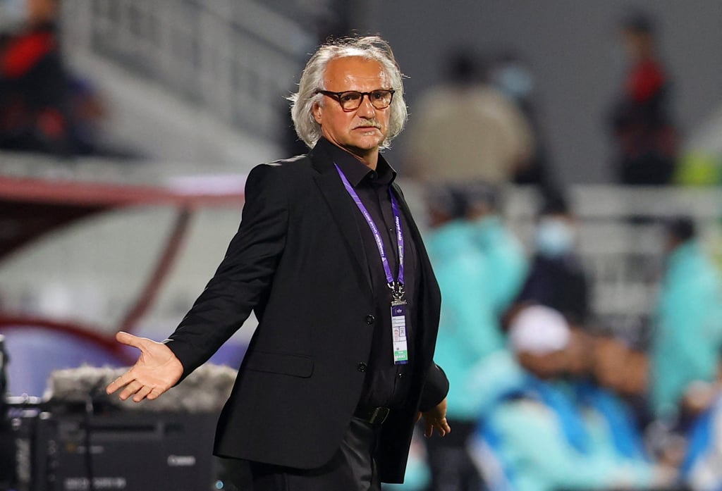 Tajikistan head coach Petar Segrt says his team misses leading striker Dzhalilov ‘very much’. Photo: Reuters Tajikistan head coach Petar Segrt says his team misses leading striker Dzhalilov ‘very much’. Photo: Reuters