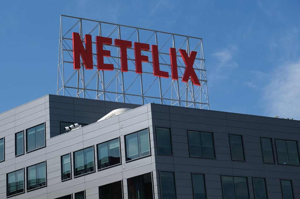 The Netflix office building in Hollywood, California. Photo: AFP