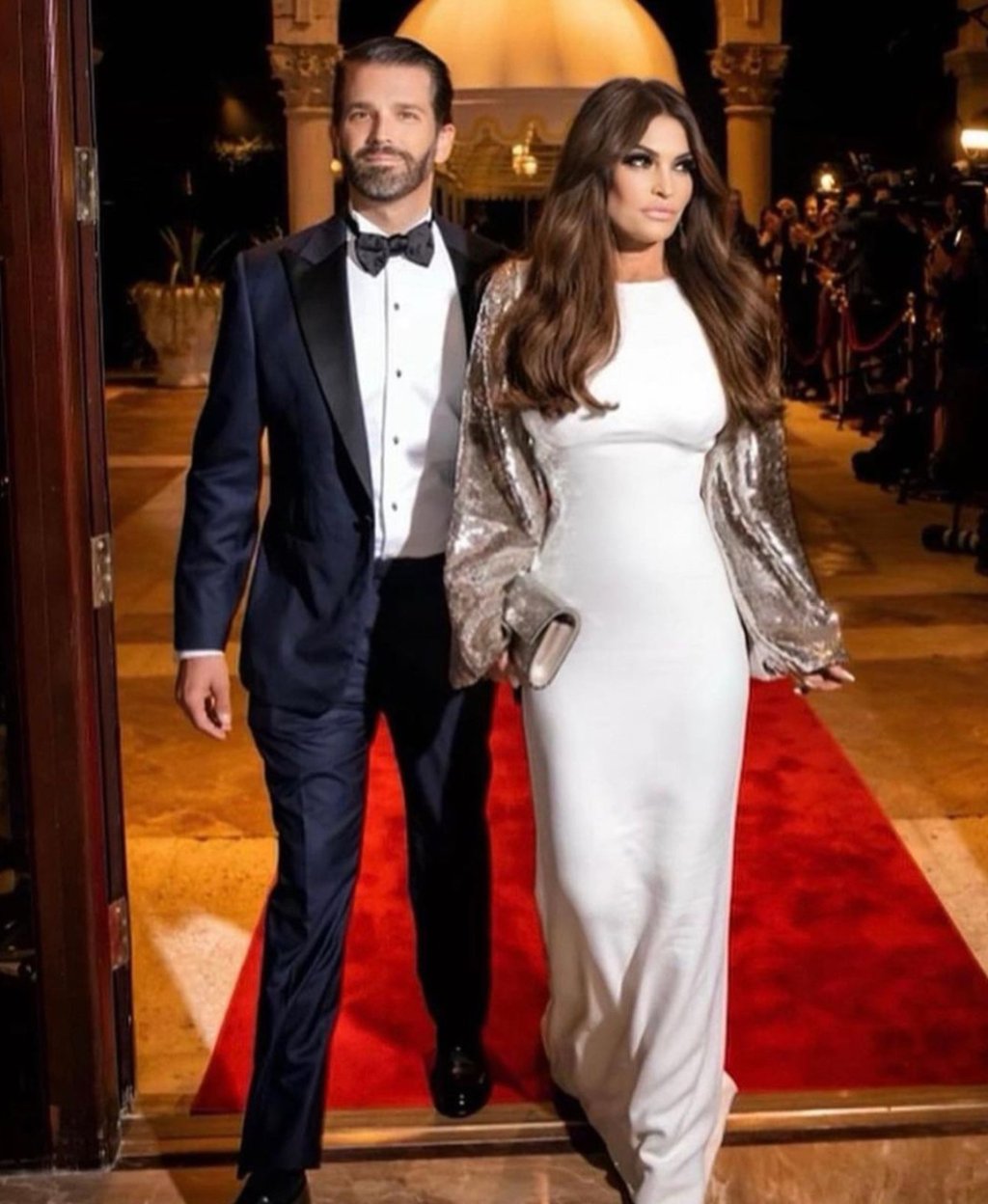 “Happy birthday to the love of my life,” Kimberly Guilfoyle wrote on this photo of her and Don Jr in late December. Photo: @kimberlyguilfoyle/Instagram