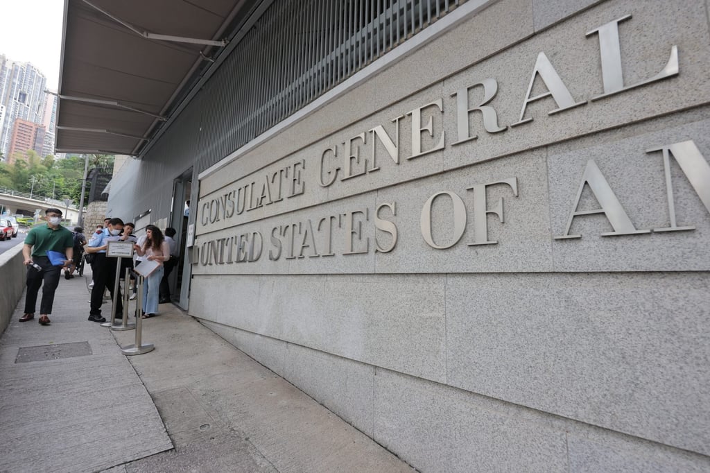 The US consulate in the city has declined to say whether it will comply with Beijing’s request for details of staff recruited in Hong Kong. Photo: Jelly Tse The US consulate in the city has declined to say whether it will comply with Beijing’s request for details of staff recruited in Hong Kong. Photo: Jelly Tse