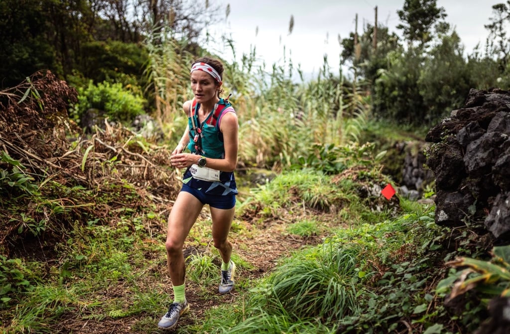 American Rachel Drake won the 33km race, knocking 40 minutes off the course record. Photo: HK100