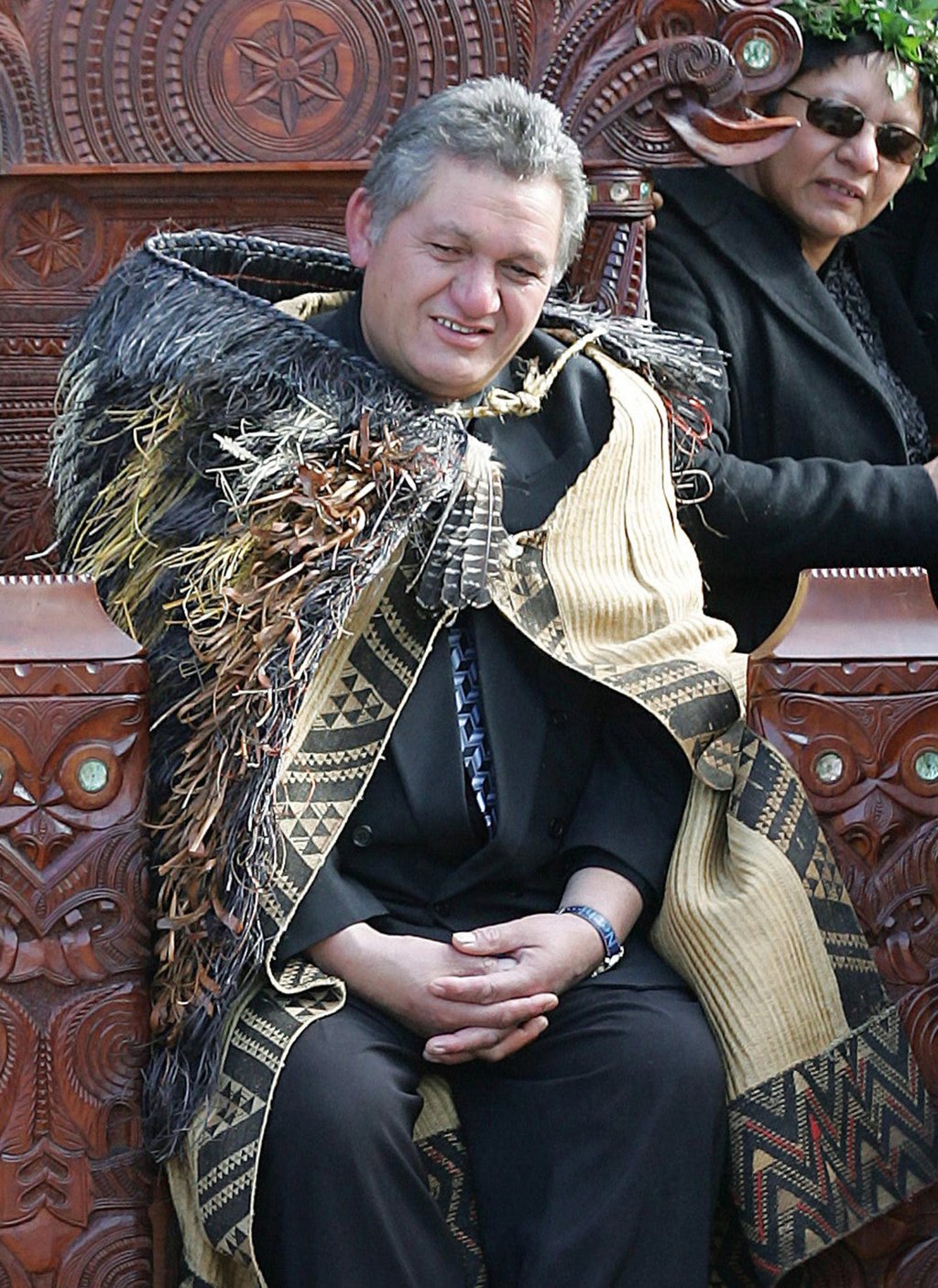 Maori King Tuheitia at his coronation in 2006. Photo: AP Maori King Tuheitia at his coronation in 2006. Photo: AP