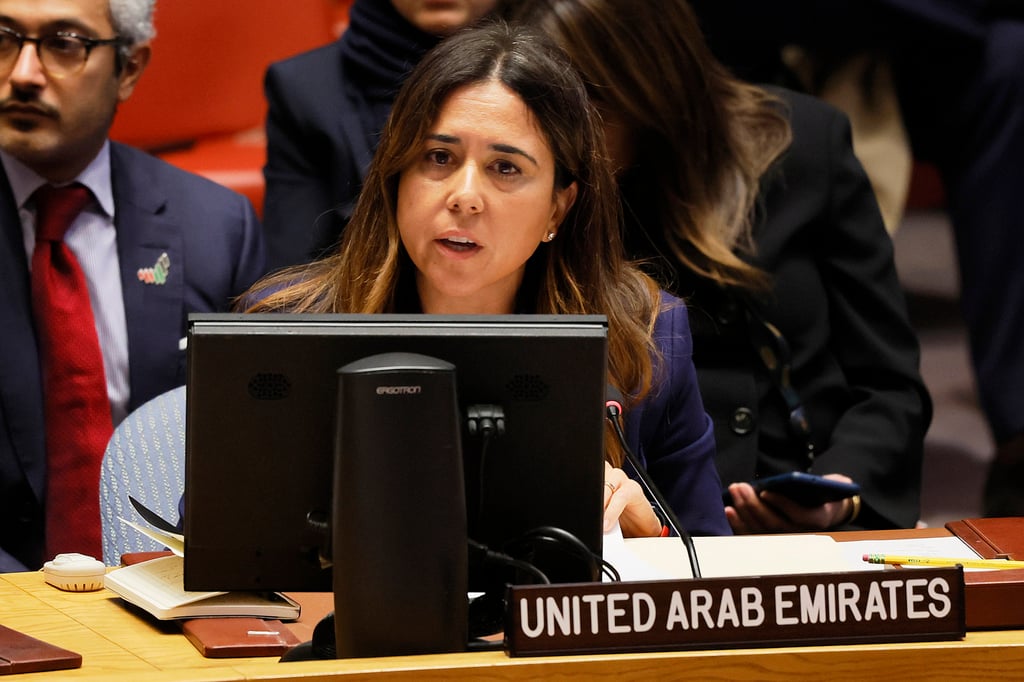 Lana Nusseibeh, the UAE’s Ambassador to the United Nations, says the US could play a critical role in easing the tensions in the region. Photo: Getty Images/Tribune News Service